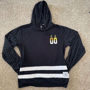 NEFF Women's Pineapple Black Drawstring Hoodie Size M